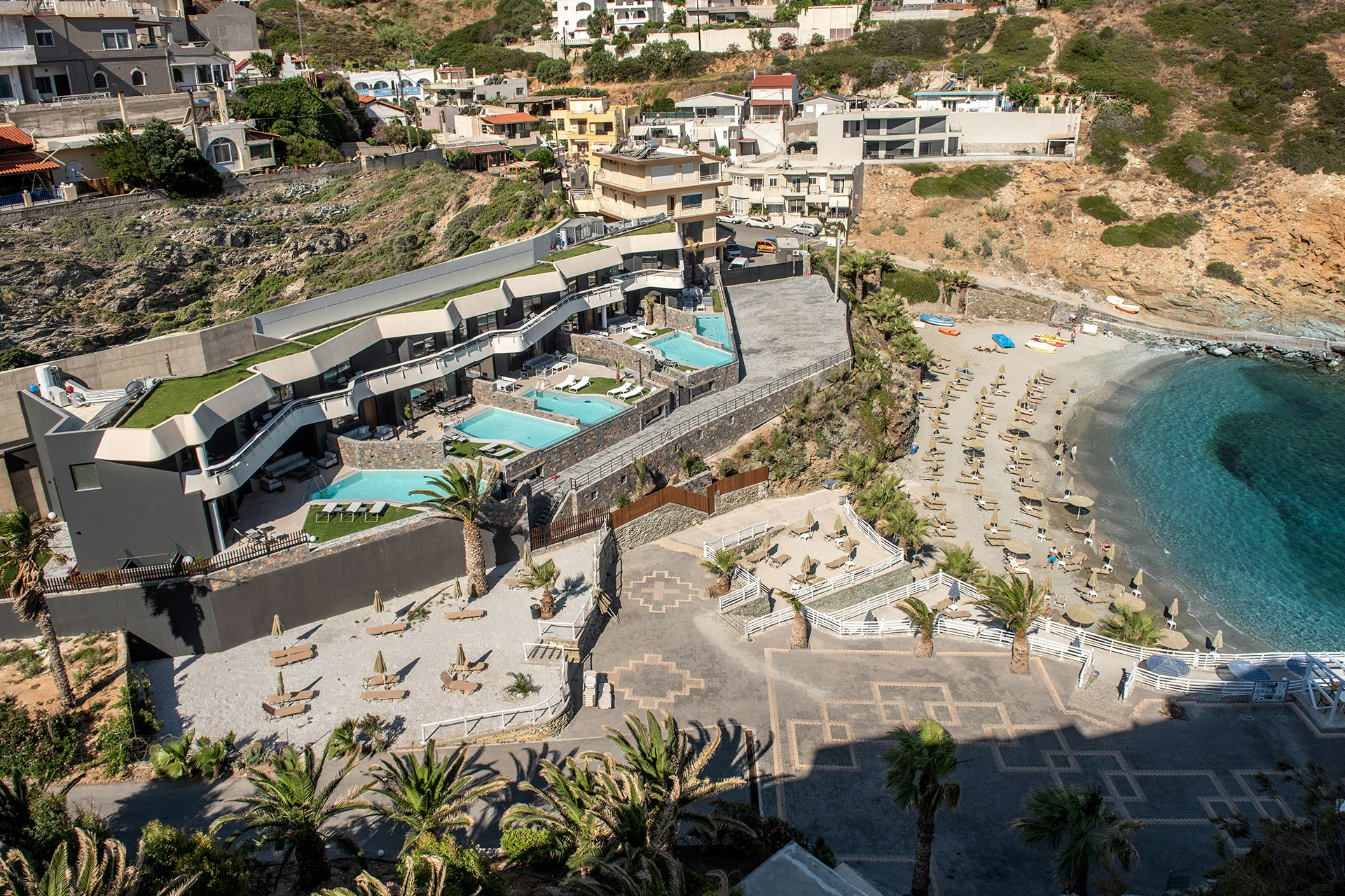 Beachfront villa for sale in Crete