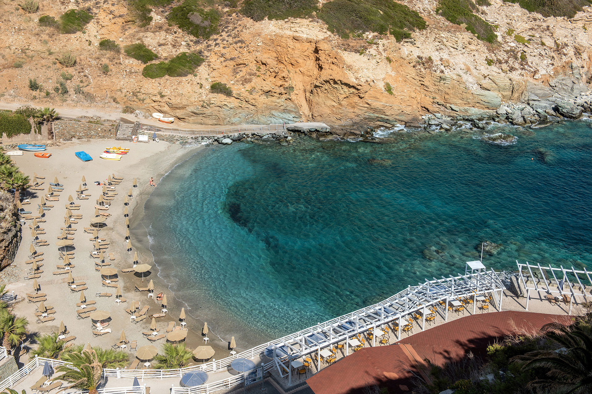 Beachfront villa for sale in Crete