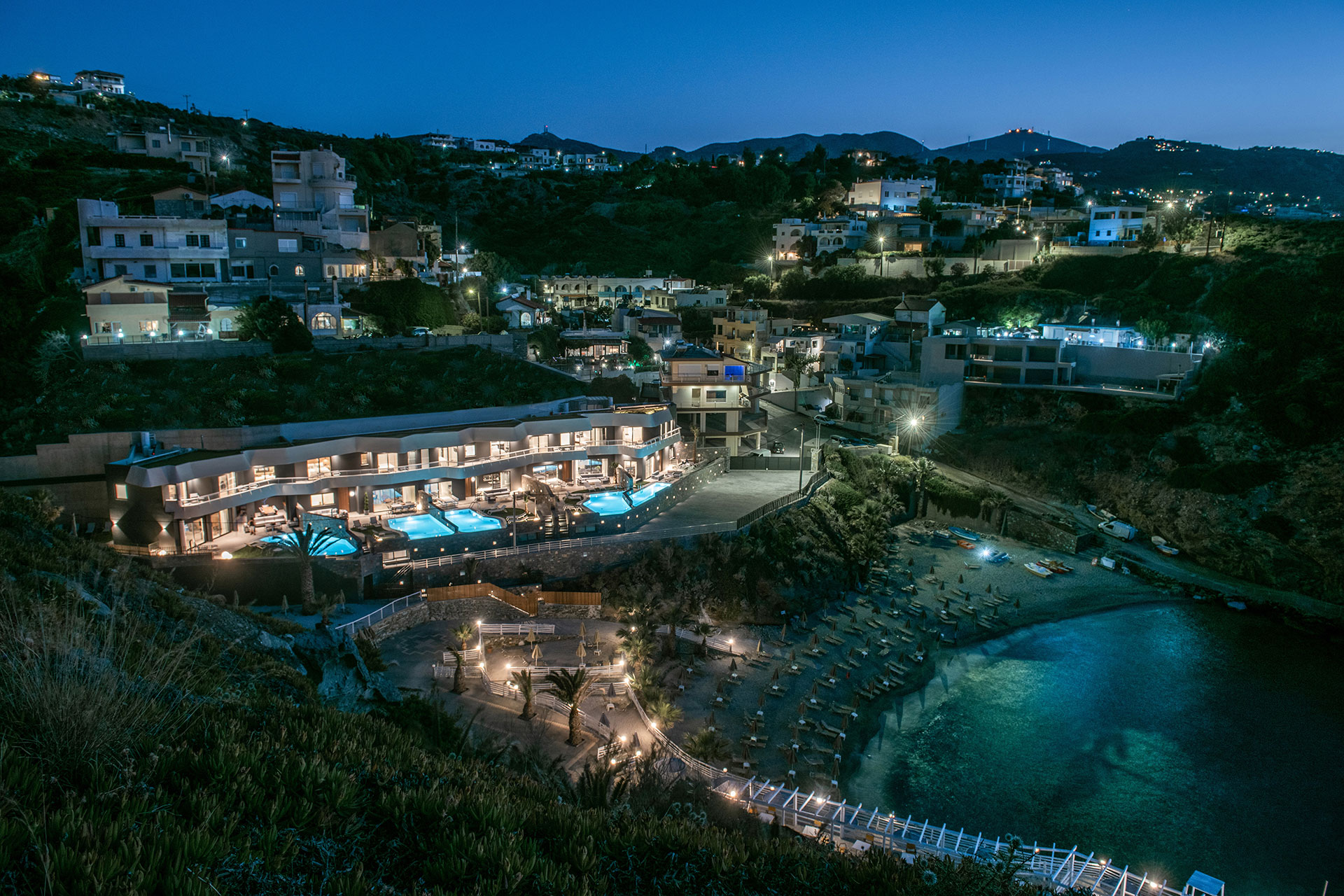 Beachfront villa for sale in Crete