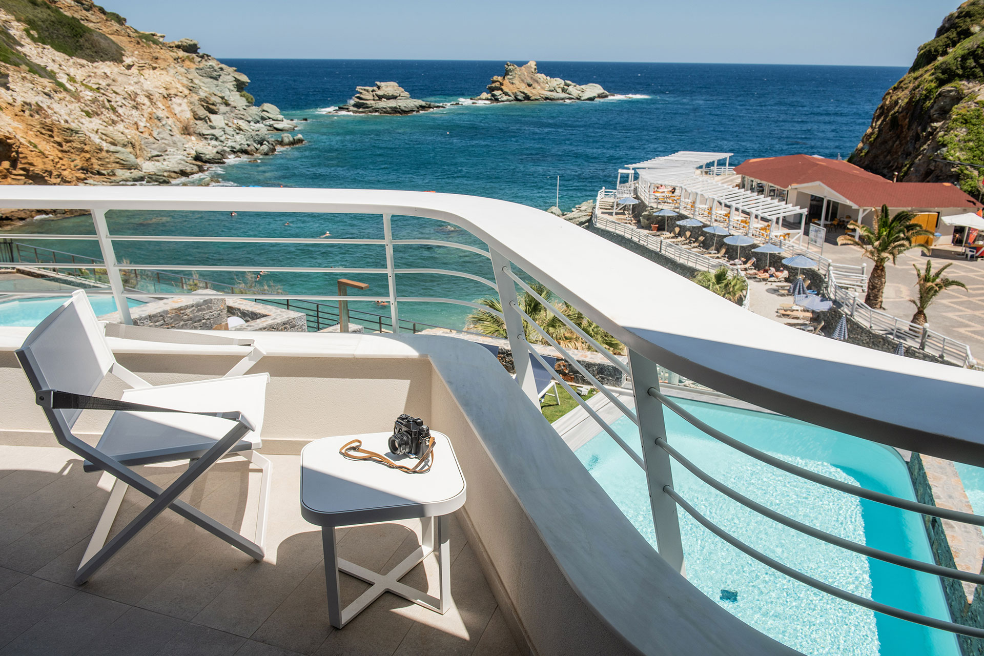 Beachfront villa for sale in Crete