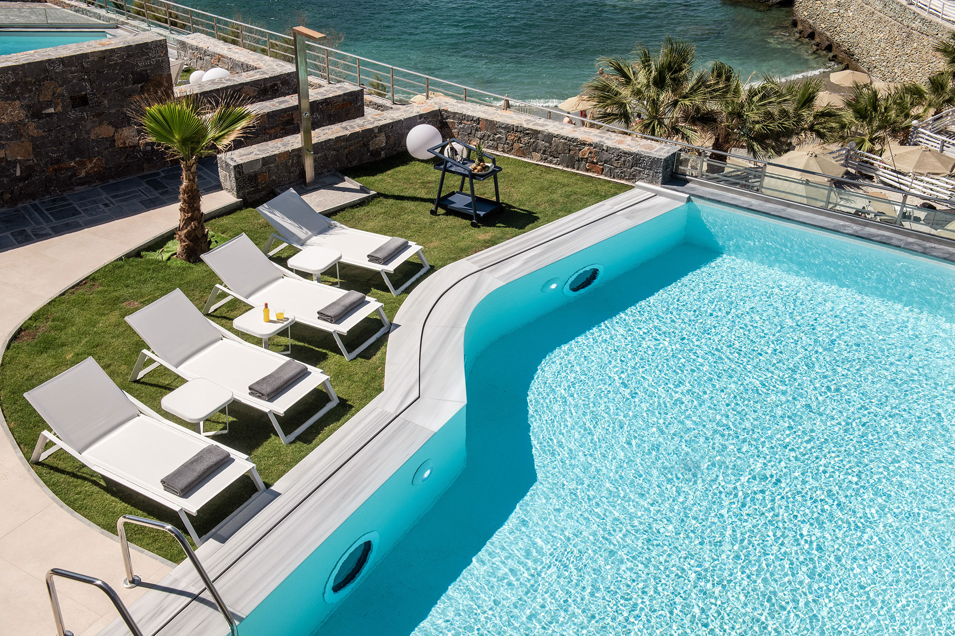 Beachfront villa for sale in Crete