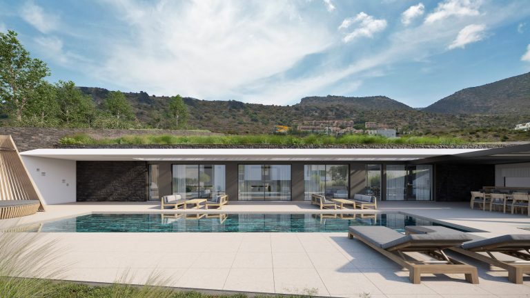 Cave villa by the beach in Crete for sale - External