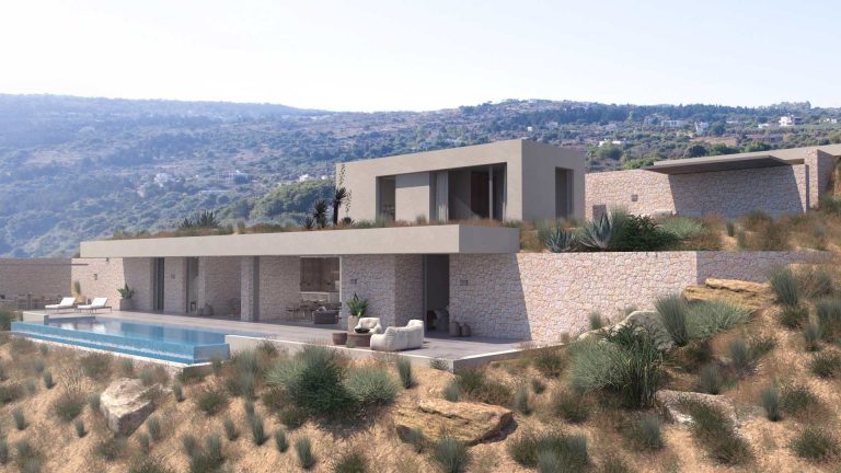 Modern villa in Apokoronas Chania for sale - garden