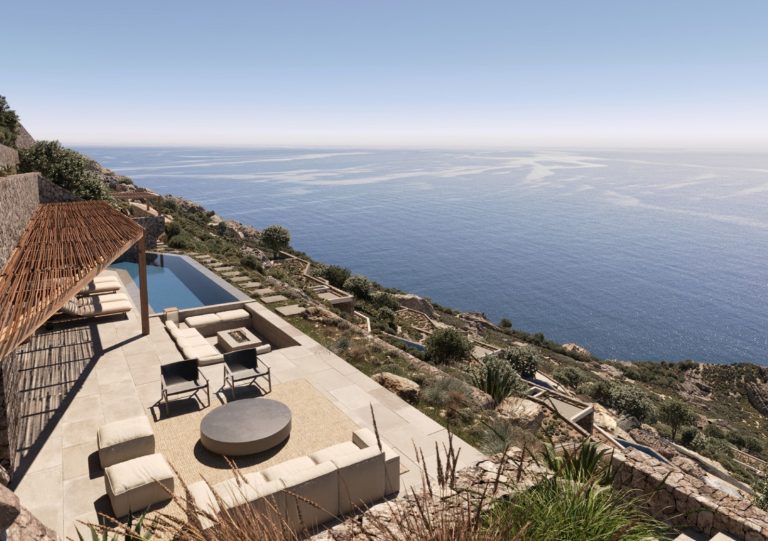 Seafront villa with sea access in Crete for sale